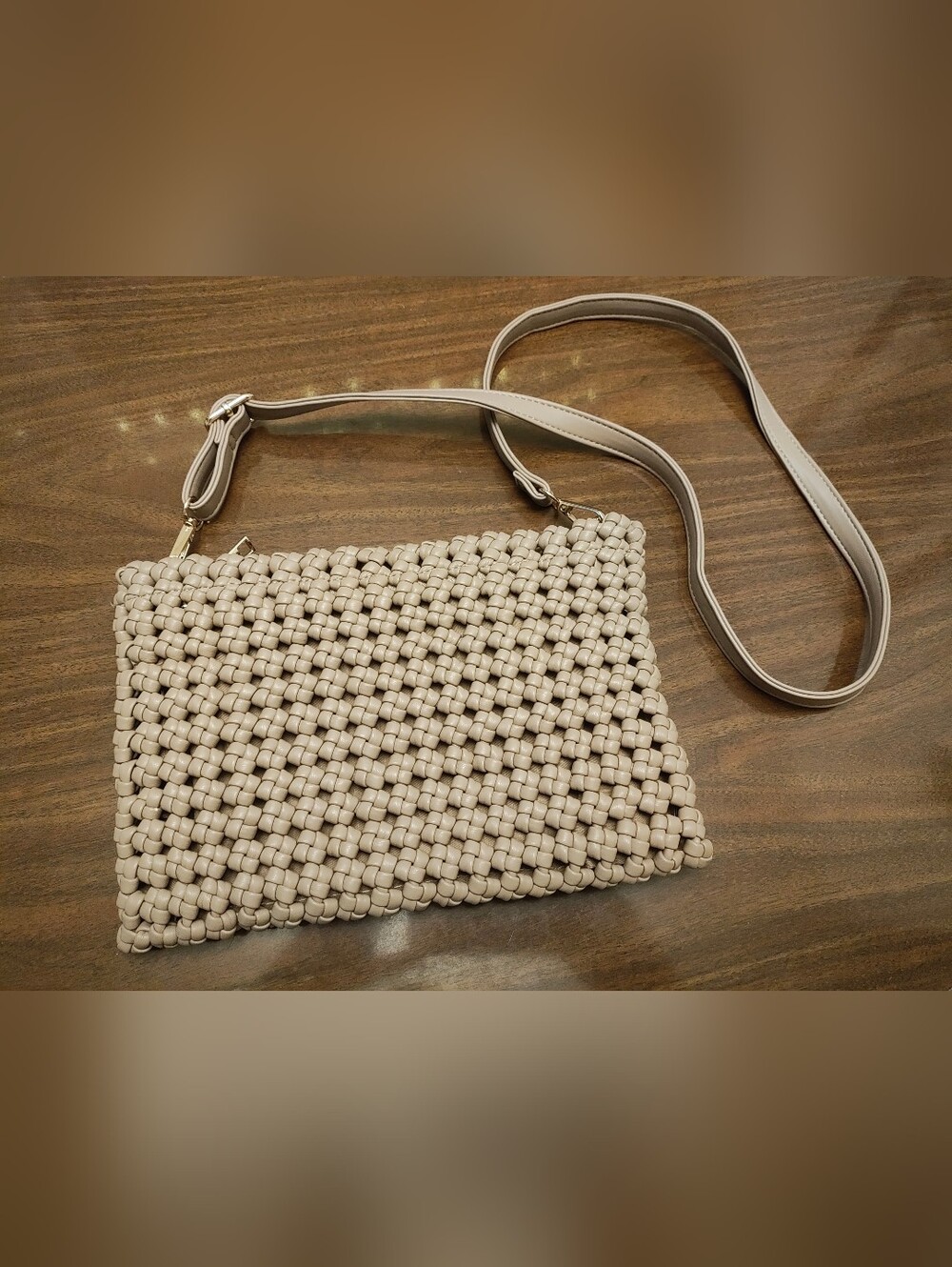 Insane Condition Anthropologie Kalani Woven Knot Crossbody Bag (Faux Leather Ed)